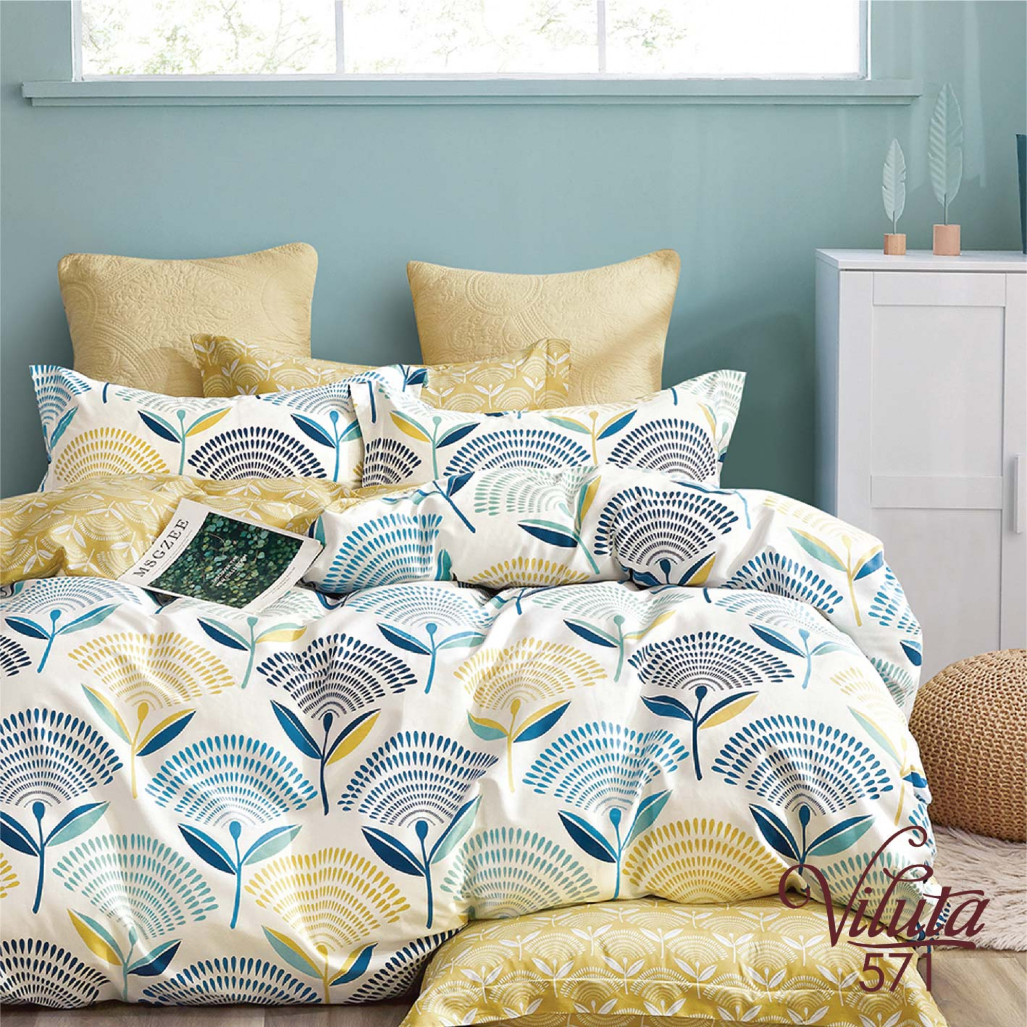 

Постельное белье Viluta сатин 571 (Евро)