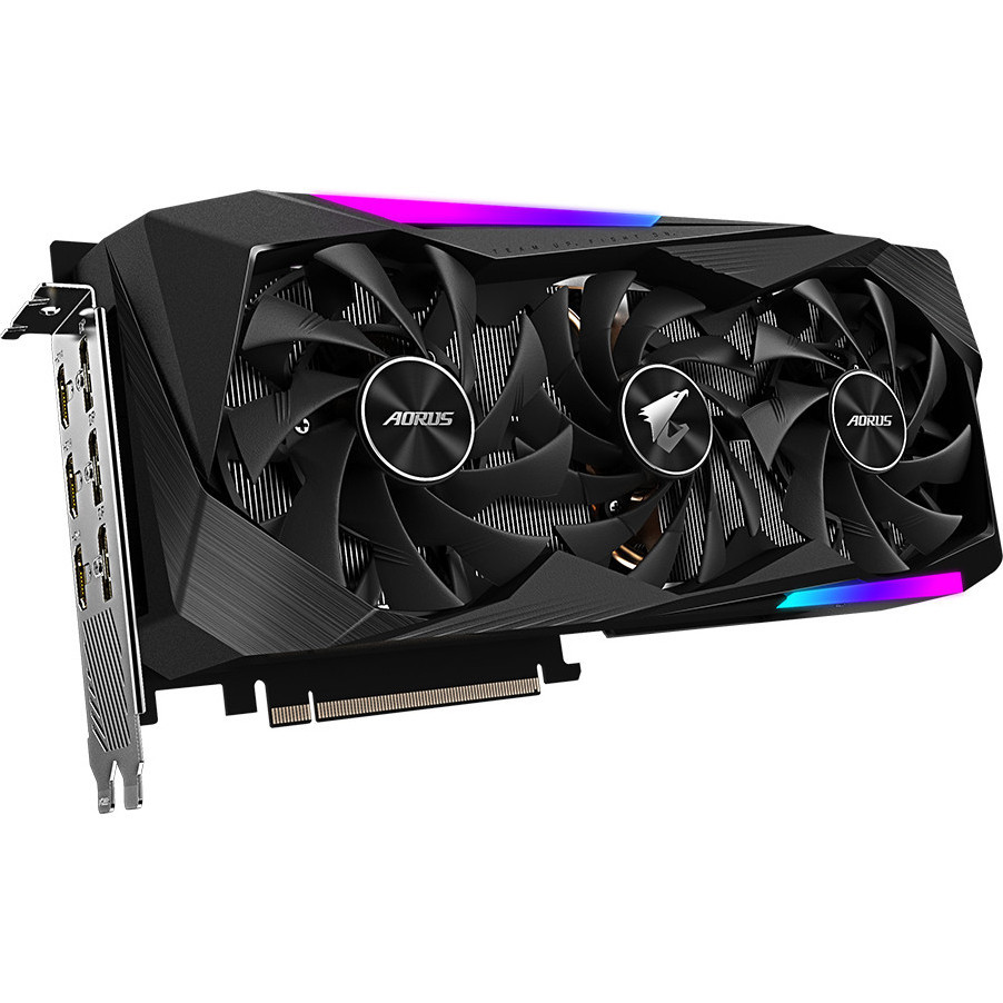 

Видеокарта Gigabyte GeForce RTX 3070 AORUS MASTER 8GB 2.0 LHR (GVN3070AORUSM8GD20)