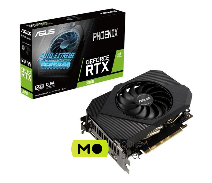 

Видеокарта ASUS GeForce RTX 3060 PHOENIX 12GB V2 LHR (PHRTX306012GV2)