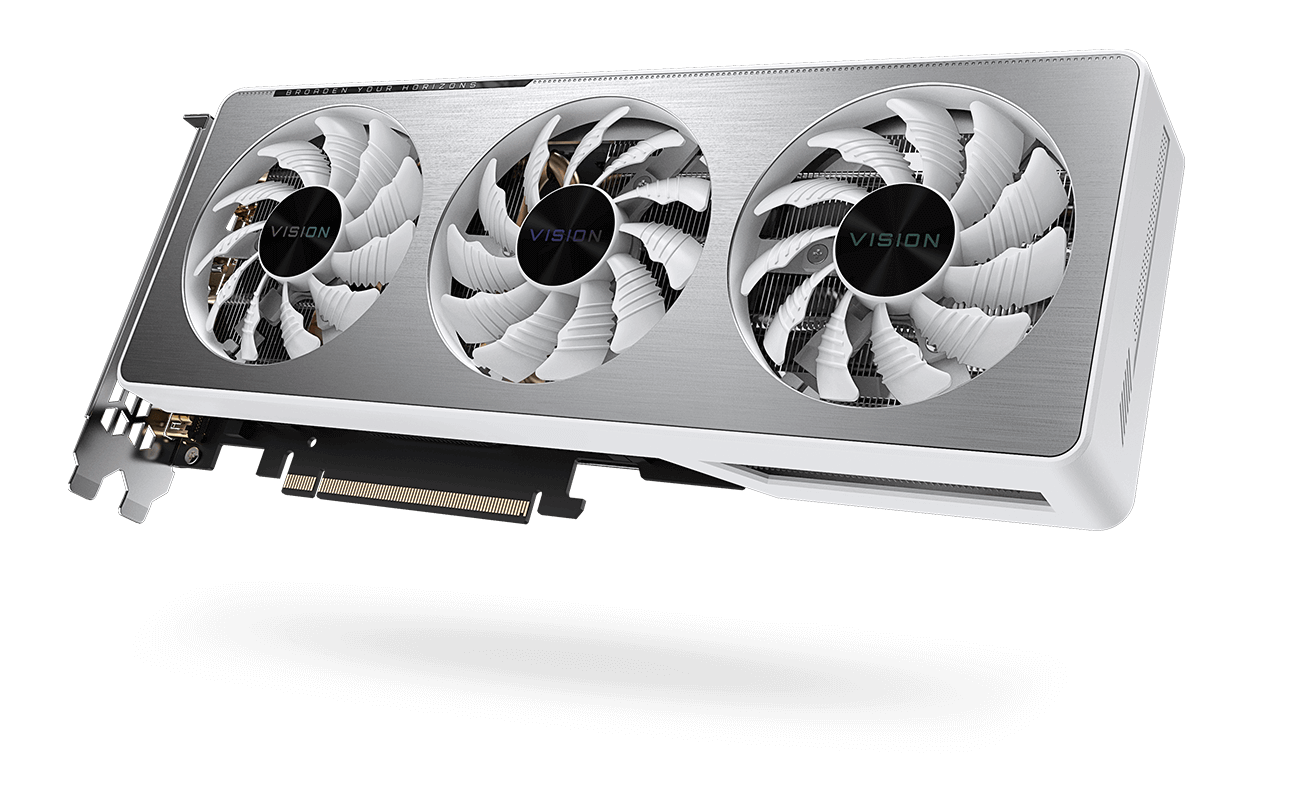 

Видеокарта Gigabyte GeForce RTX 3060 Ti VISION 8GB OC 2.0 LHR (GVN306TVISIONOC8GD20)