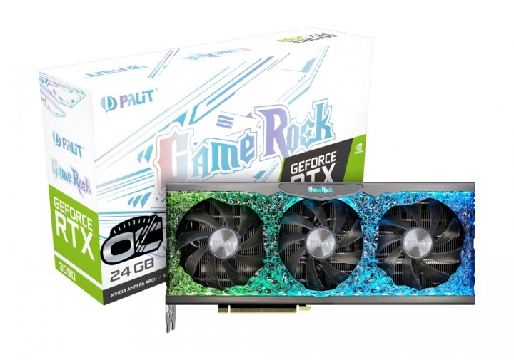 

Видеокарта Palit GeForce RTX 3090 GameRock 24GB GDDR6X (NED3090T19SB1021G)
