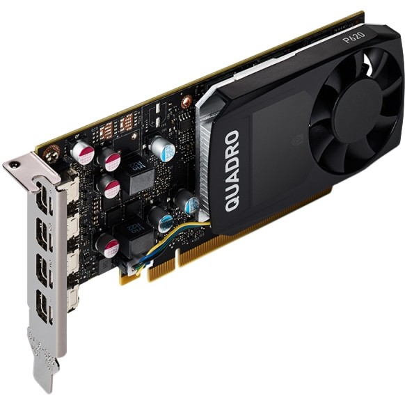 

Видеокарта PNY NVIDIA Quadro P620 2GB GDDR5 LP (VCQP620PB)