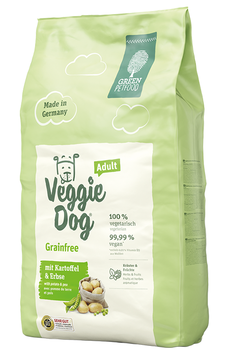 

Сухой корм для собак Green Petfood VeggieDog Grainfree Adult 4,5 кг (13127591)