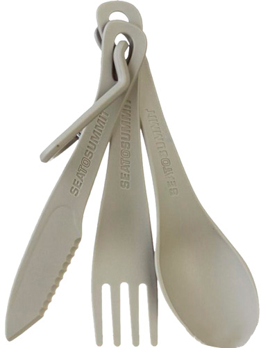 

Нож + Вилка + Ложка Sea To Summit Delta Cutlery Set Grey ADCUTSETGY (9327868042265)