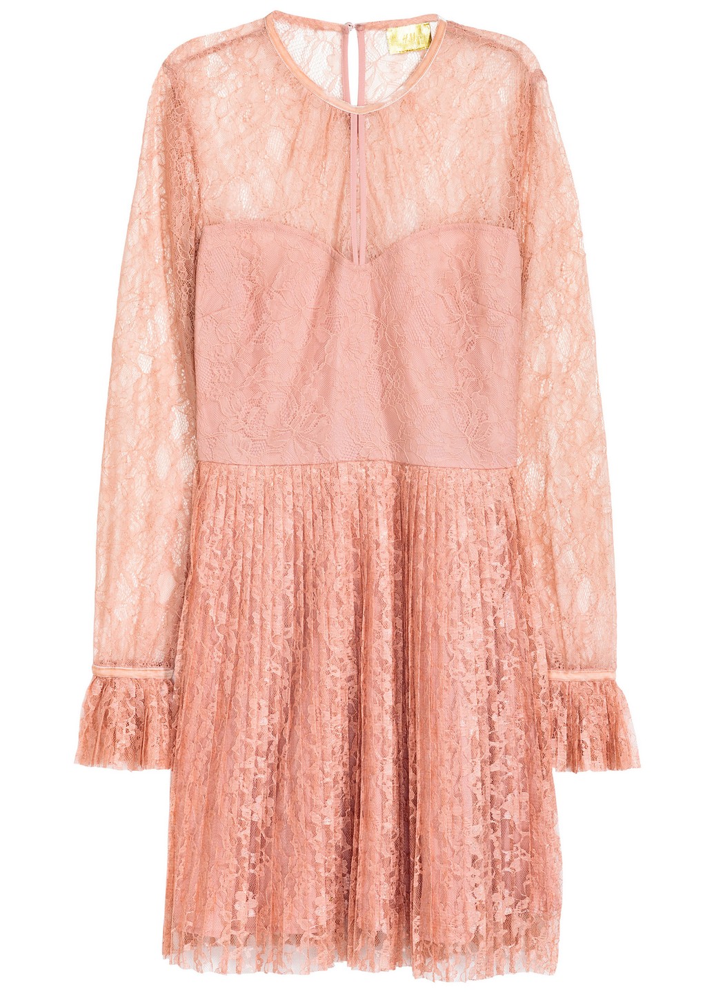 

Платье H&M  Розовый 0454242_беж, Платье H&M 36 Розовый 0454242_беж