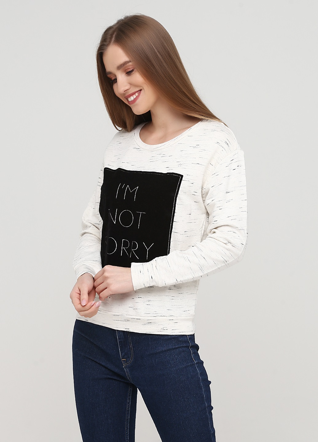 

Свитшот H&M  Молочный 0325643, Свитшот H&M S Молочный 0325643