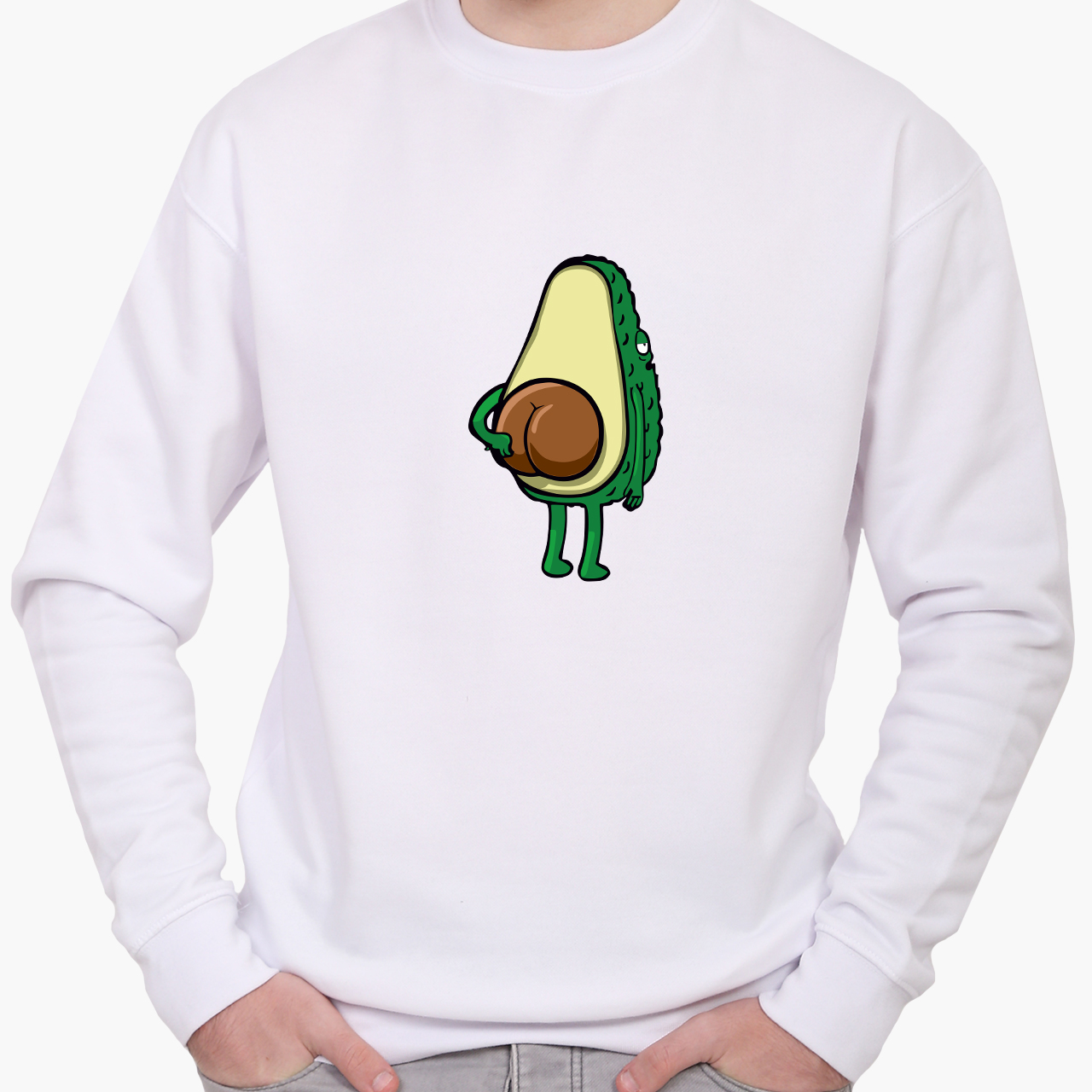 

Свитшот мужской Авокадо (8771-2032) Белый, Свитшот мужской Авокадо (8771-2032) Белый XS