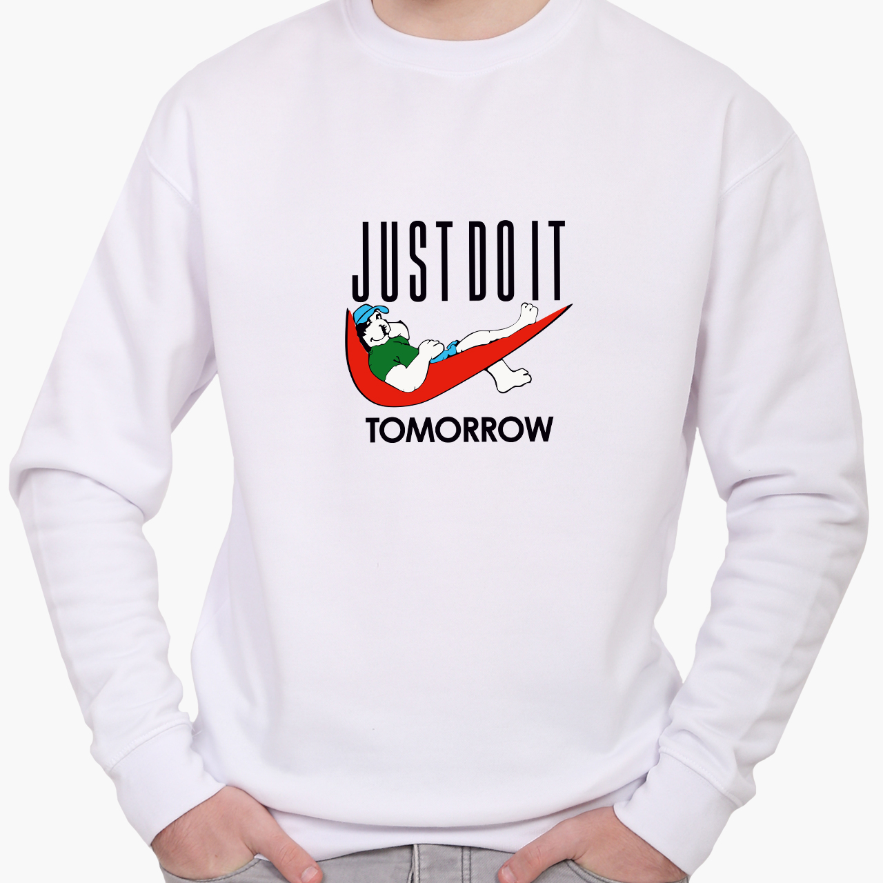 

Свитшот мужской Просто сделай это завтра (JUST DO IT Tomorrow) (8771-2007) Белый, Свитшот мужской Просто сделай это завтра (JUST DO IT Tomorrow) (8771-2007) Белый XL
