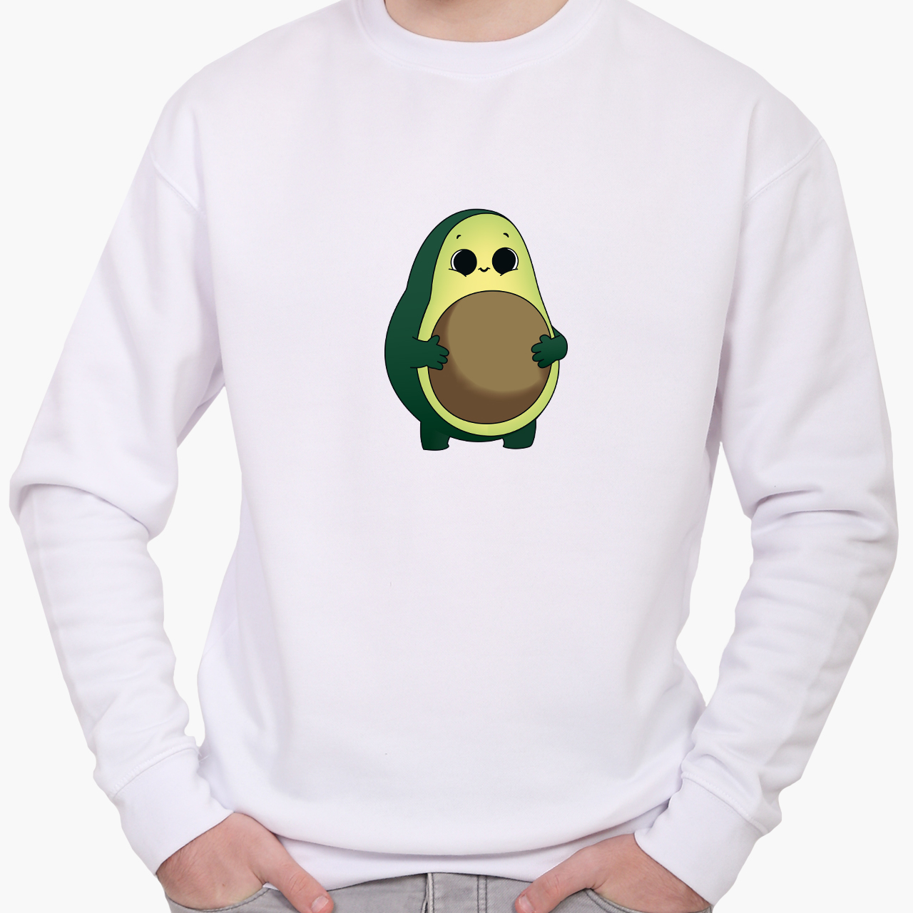 

Свитшот мужской Авокадо (8771-2031) Белый, Свитшот мужской Авокадо (8771-2031) Белый XS