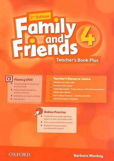 

Книга для учителя Family and Friends second Edition 4 Teacher's Book Plus with Fluency DVD. Barbara Mackay ISBN: 9780194796507