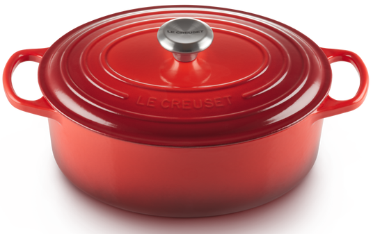 

Кастрюля Le Creuset Cherry Red 4,7 л 29 см овальная чугунная