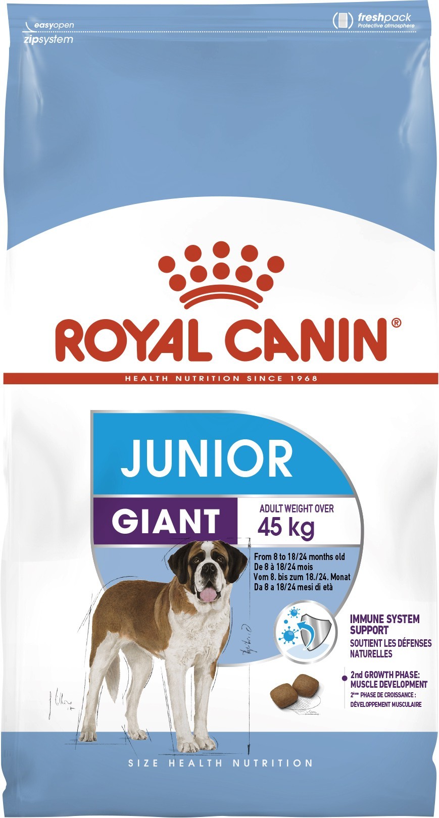 

Сухой корм для собак Royal Canin Giant Junior 15 кг полноценный рацион для щенков очень крупных пород