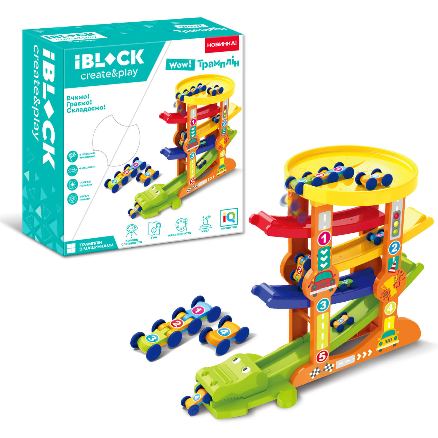 

Игровой набор IBLOCK в виде трека (с машинками) PL-921-265 iBlock (PL-921-265)