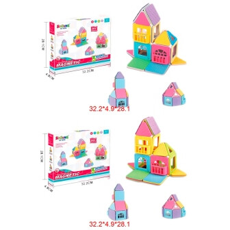 

Конструктор магнитный MAGNETIC 45 деталей 6001BC A-Toys (6001B/C)