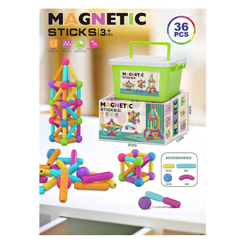 

Магнитный конструктор 36 деталей 158-21 A-Toys (158-21)