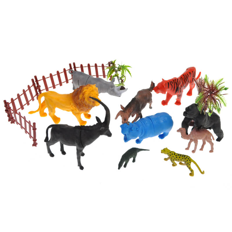

Набор диких животных с аксессуарами 10 шт 332-18 A-Toys (332-18)