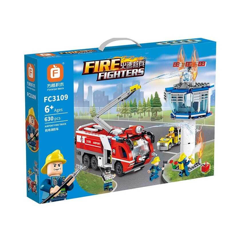 

Конструктор Тушение пожара на вышке машиной 630 деталей FC3109 A-Toys (FC3109)