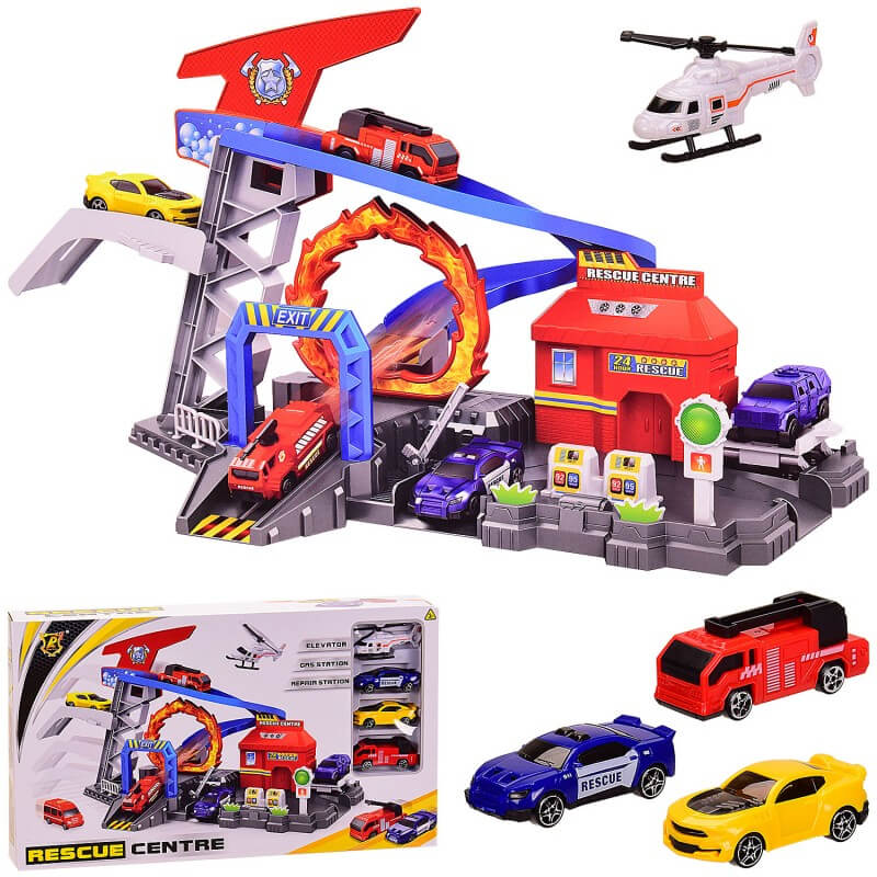 

Игровой набор «Спасательный центр» с машинками и вертолетом P869-A A-Toys (P869-A)