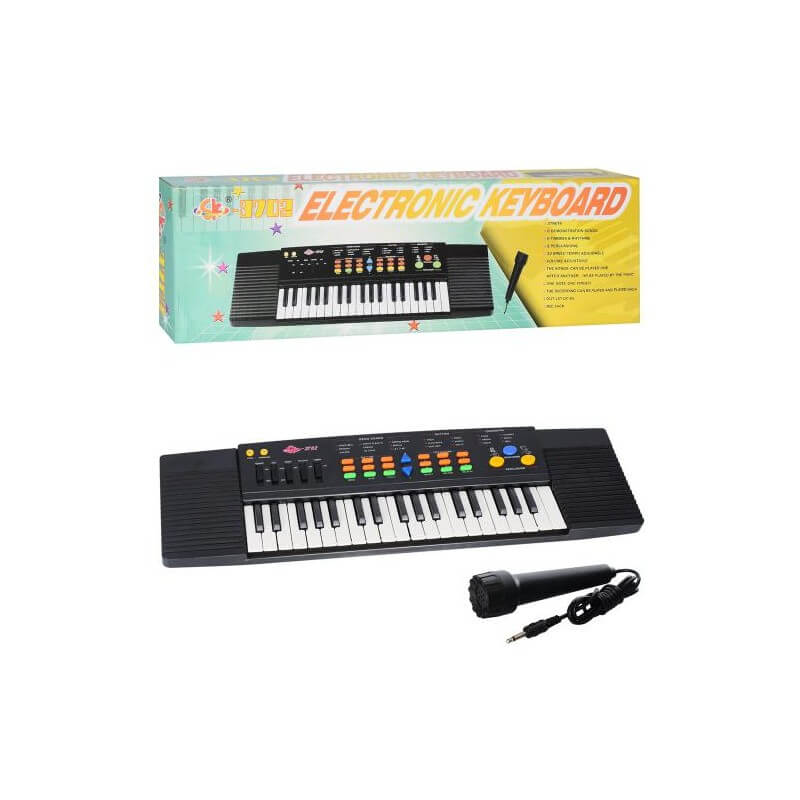 

Синтезатор детский с микрофоном (демо 6 ритмов) SK-3702 A-Toys (SK-3702)