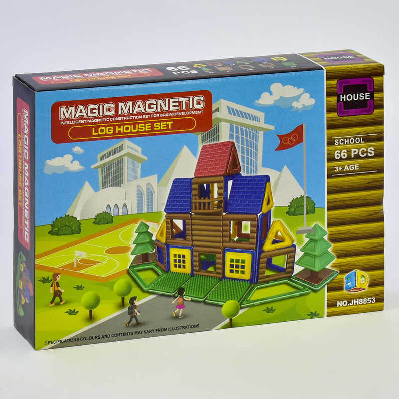 

Конструктор магнитный «Школа» 66 деталей JH8853 Magic Magnetic (JH8853)