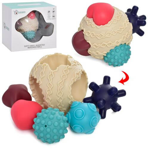

Игрушка для купания складной мячик 6 шт R6234 A-Toys (R6234)