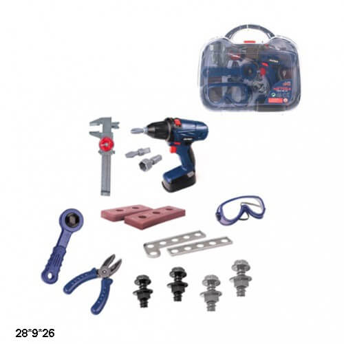 

Детский набор инструментов с шуруповертом в чемодан 6807 A-Toys (6807)