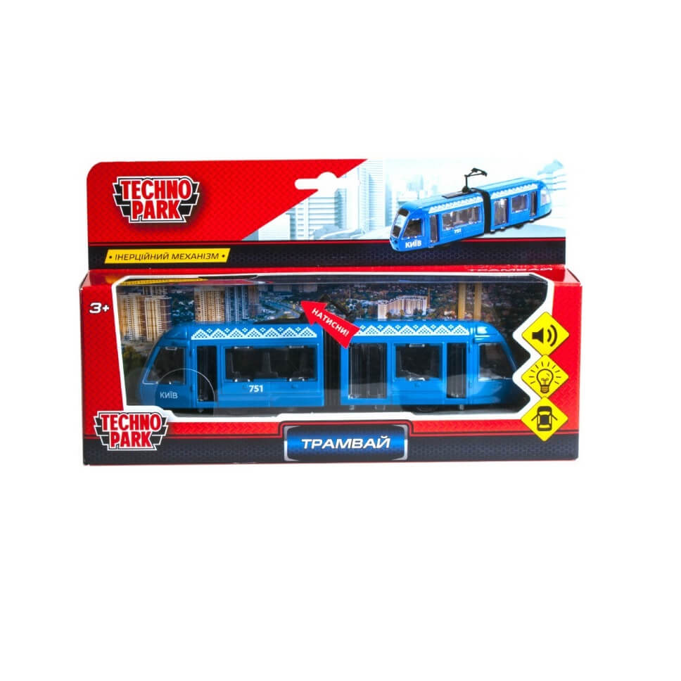 

Модель – ТРАМВАЙ КИЇВ (свет и звук) SB-17-51-WB Технопарк (SB-17-51-WB(IC))