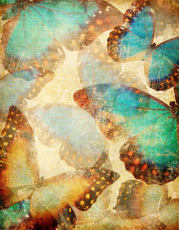 

Картина Арт-Холст Бабочки №4614 (80x80см)