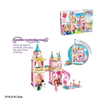 

Конструктор Qman 2615 «Princess Leah Snowflake Overlooking House» 405 деталей Qman (2615)