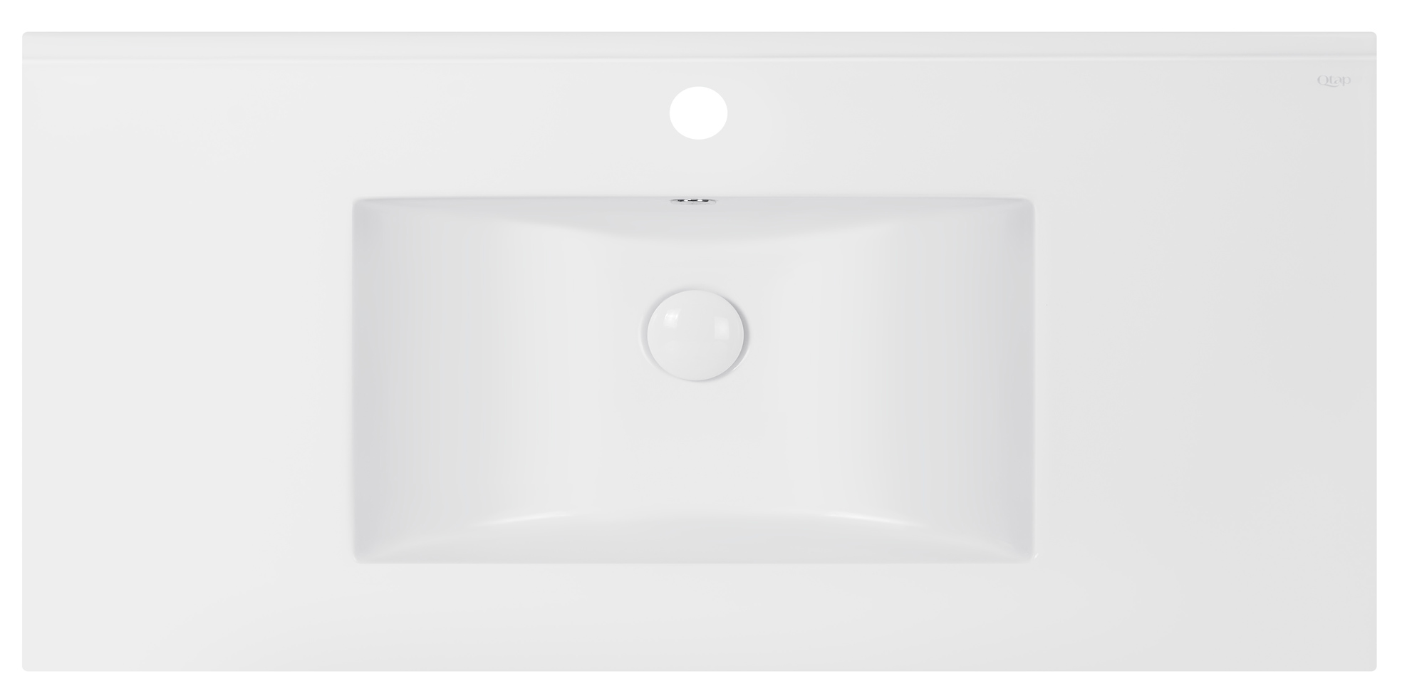 

Раковина QTAP Albatross E 1000х460х180 White с донным клапаном QT01119100EW
