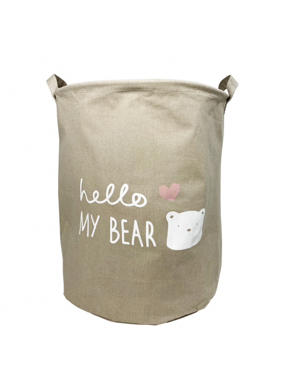 

Корзина для игрушек Baby Comfort Hello My Bear коричневая