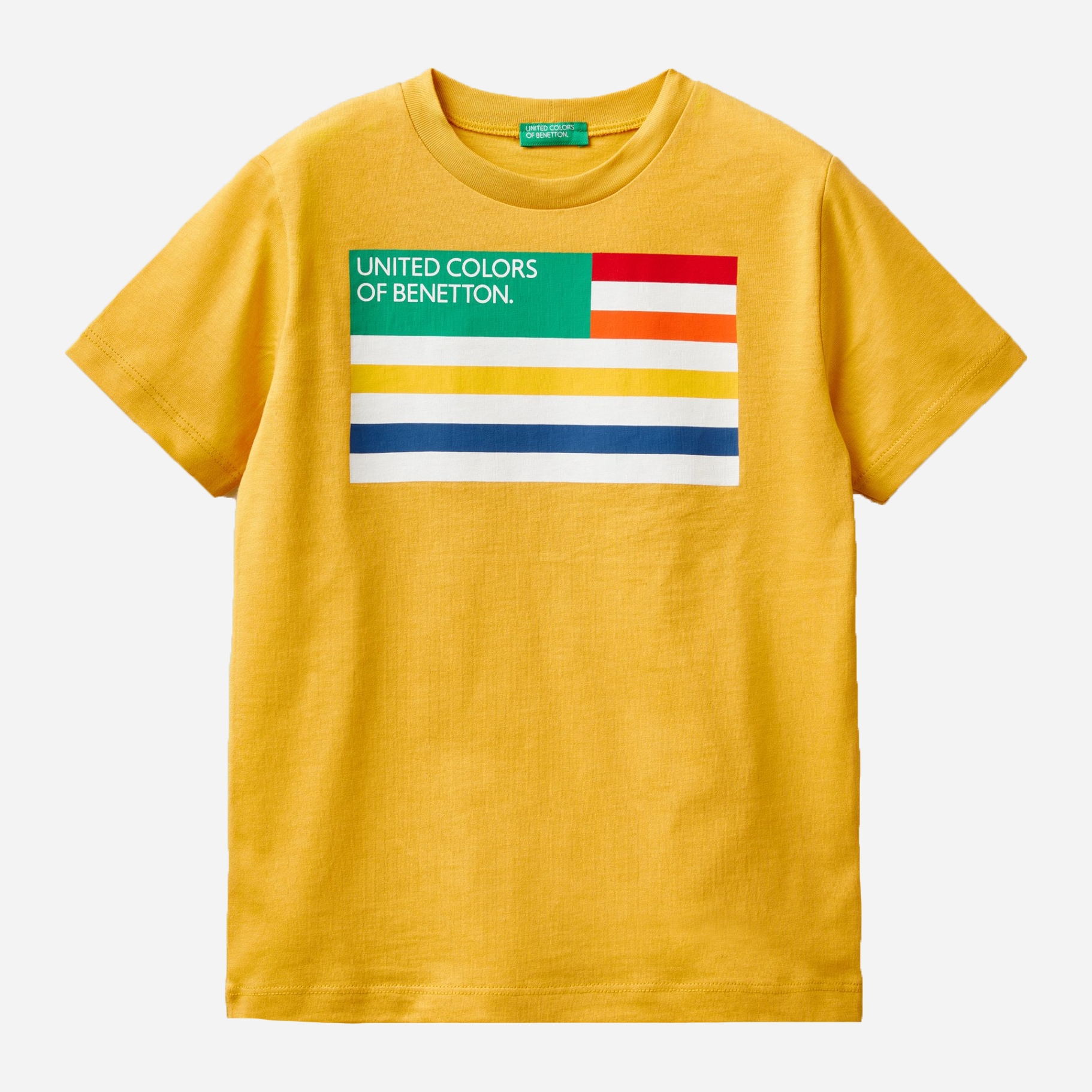 

Футболка United Colors of Benetton 3I1XC100Q.G-0L3 110 см Желтая