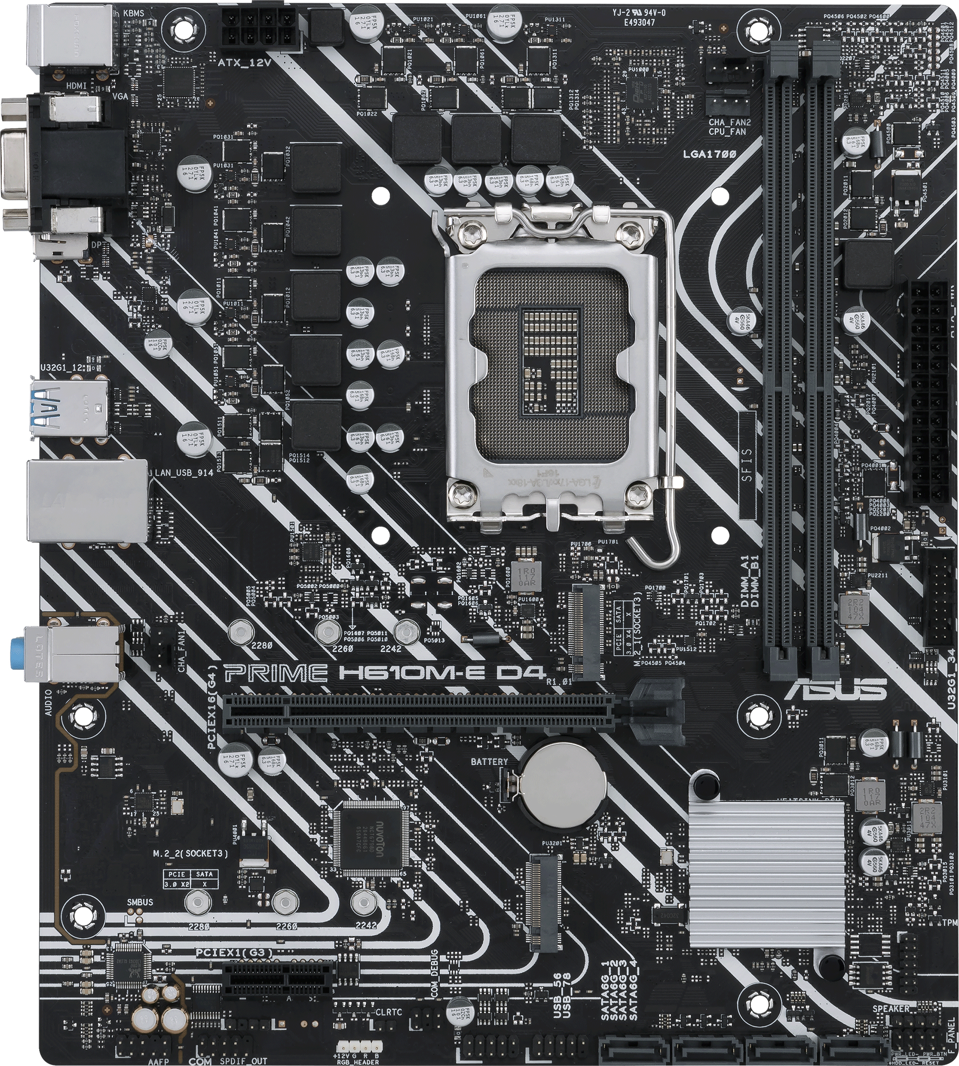 

Материнская плата Asus PRIME H610M-E D4 (s1700, Intel H610, PCI-Ex16)
