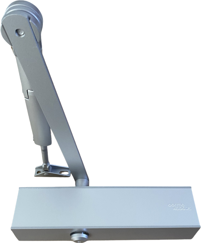 

Доводчик DORMA TS83 EN3-6 c фиксирующей тягой Серый (38010101 + 22002501)