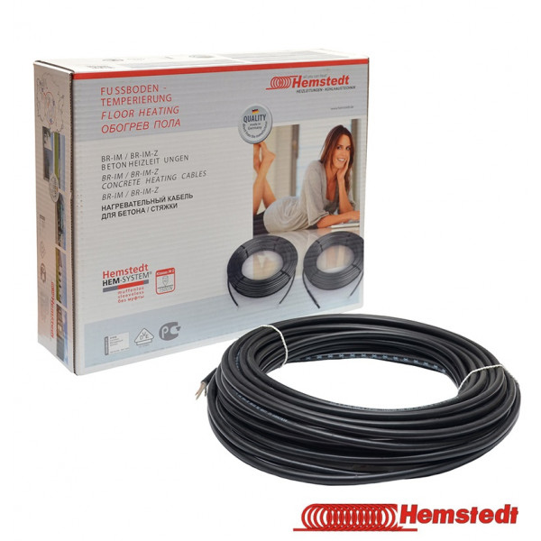 

Нагревательный кабель для уличного обогрева Hemstedt BRF-IM 27 107.23 м / 8 - 10.7 м² / 2895 Вт