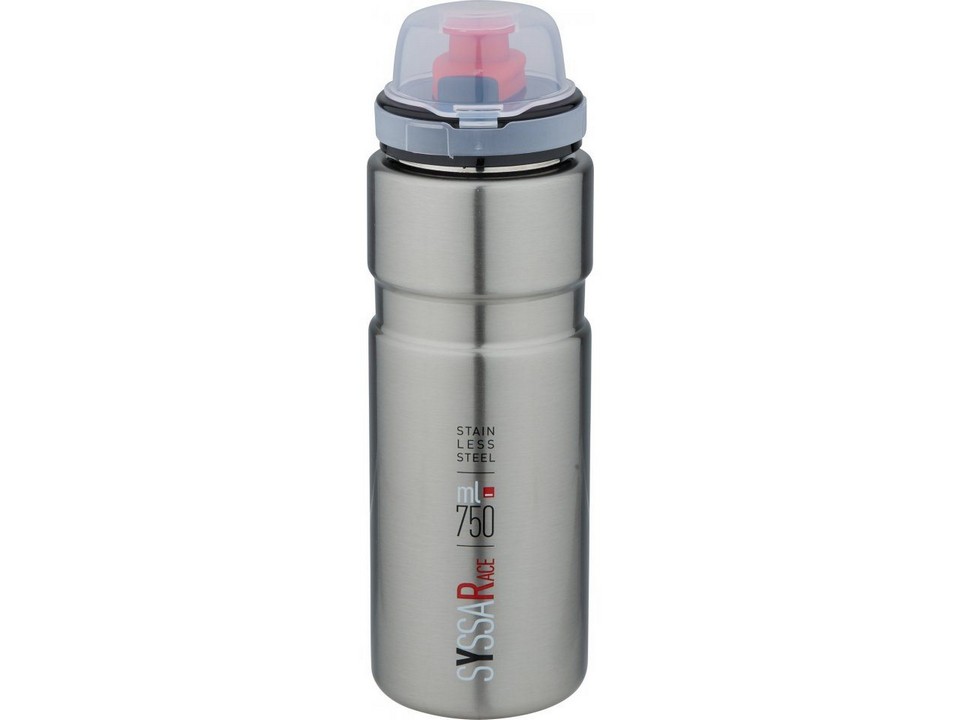 

Стальная фляга Elite Syssa Bottle, 750 мл, серебристая, с защитной крышкой