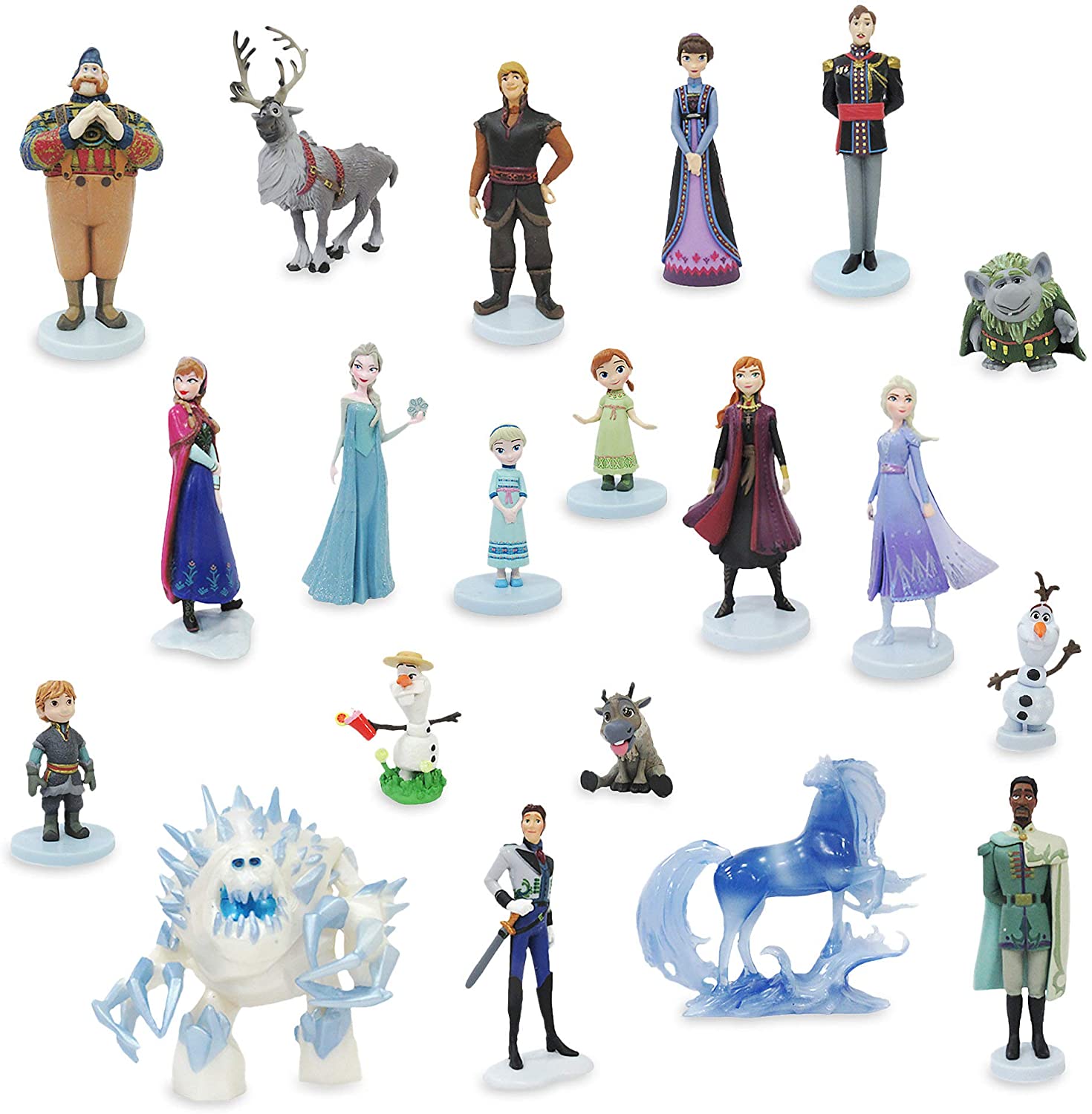

Игровой набор Disney Frozen and Frozen 2 Холодное сердце 20 фигурок 995213