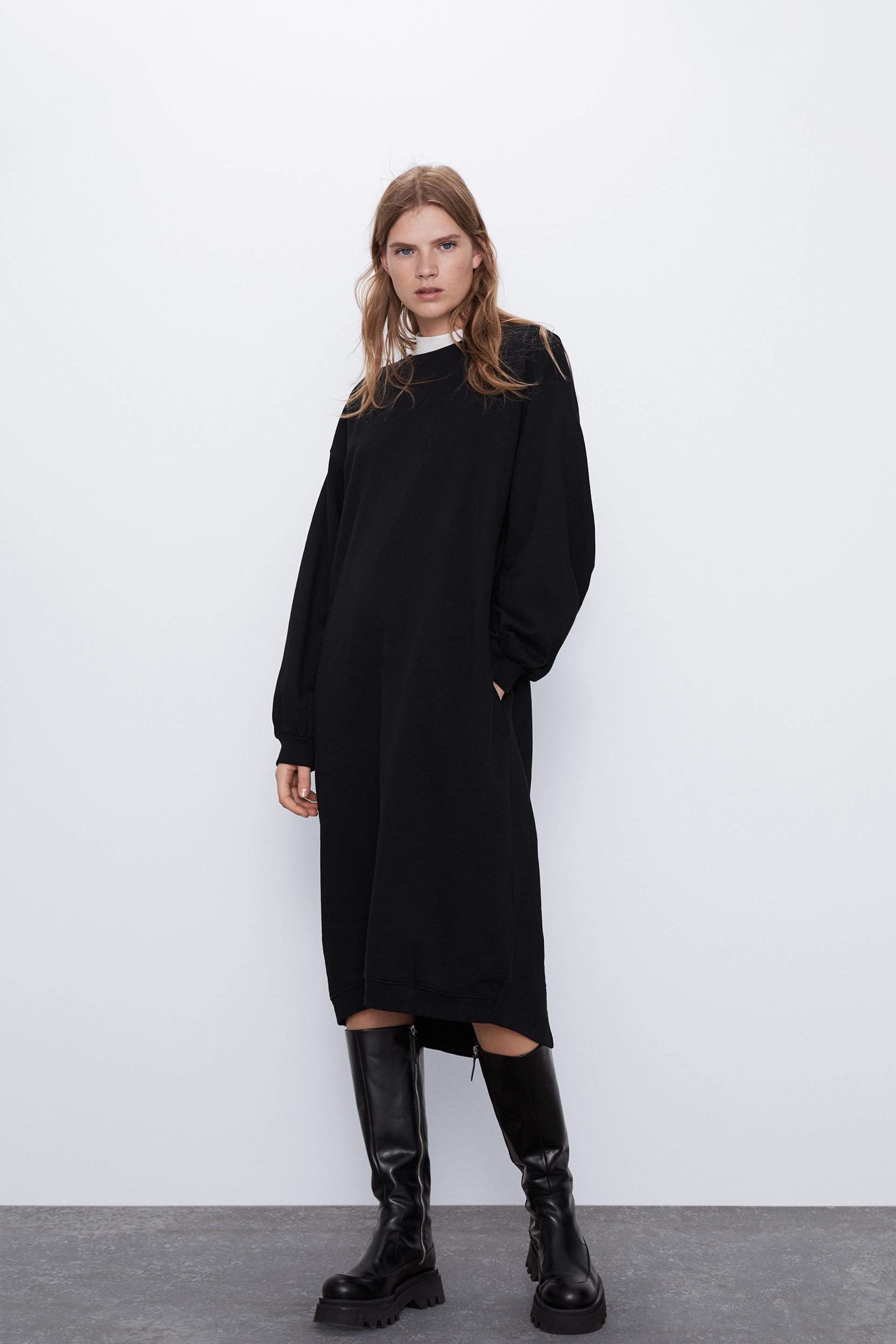 

Платье Zara  черный 0962328800, Платье Zara S черный 0962328800