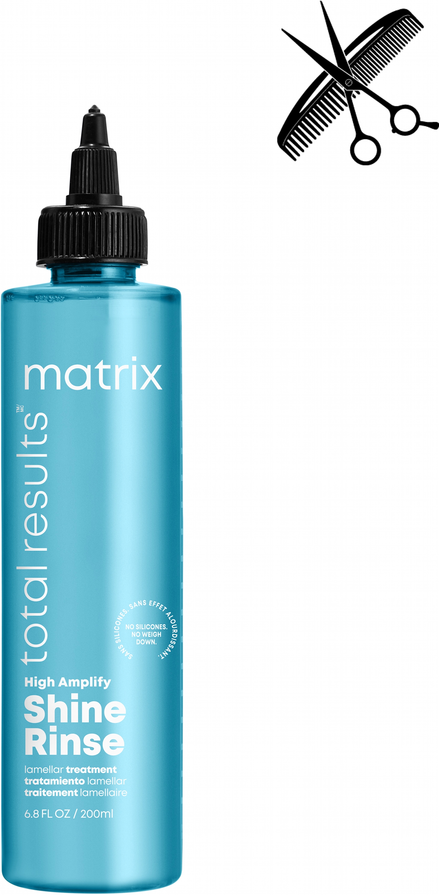 Акція на Профессиональная ламелярная вода Matrix Total Results High Amplify Shine Rinse для придания блеска волосам 250 мл (3474636891726) від Rozetka UA