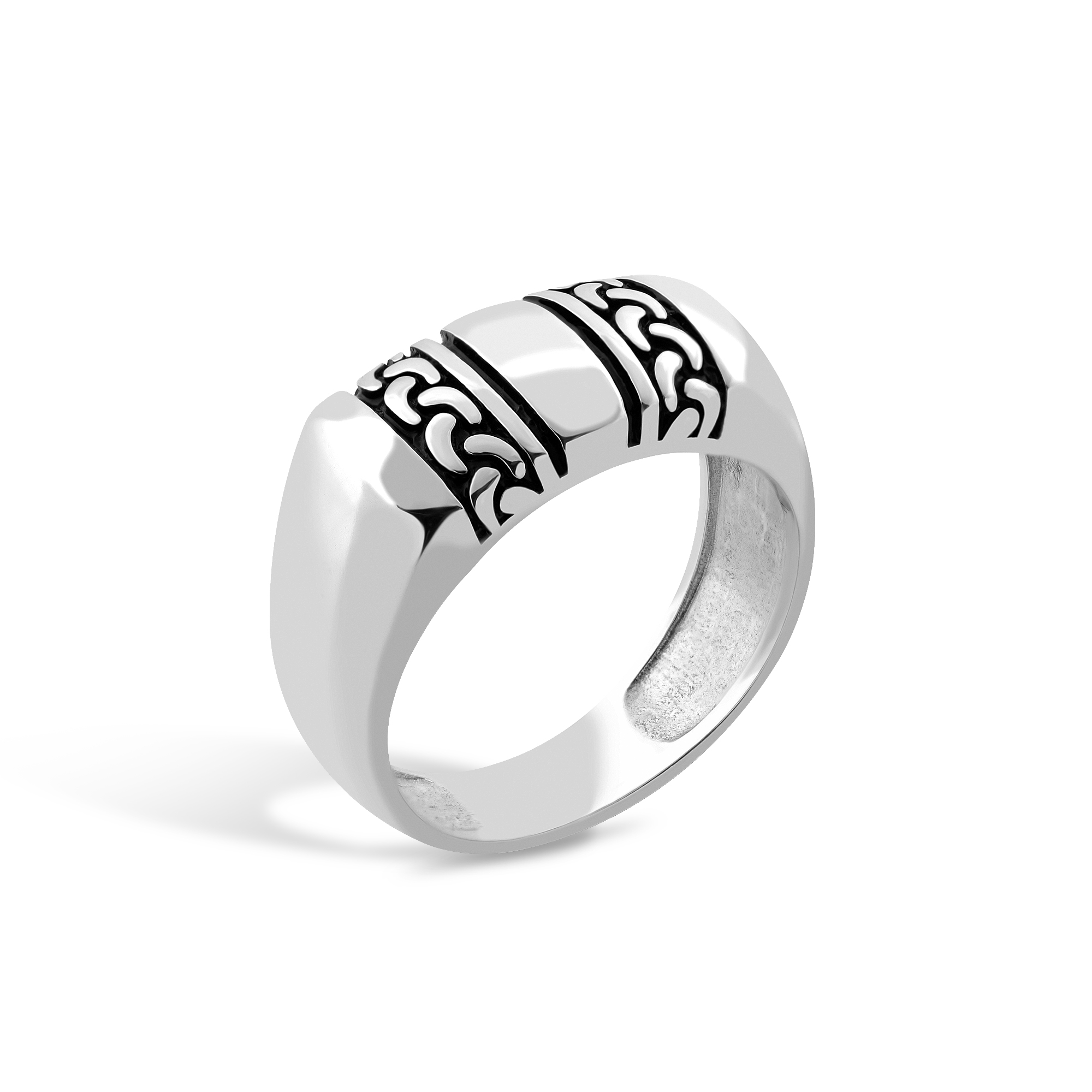 

Серебряное кольцо 548 с чернением 19.5