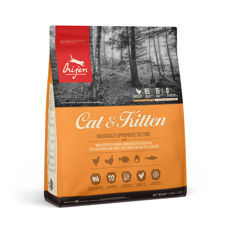 

Сухой корм Orijen CAT & KITTEN 1.8 кг