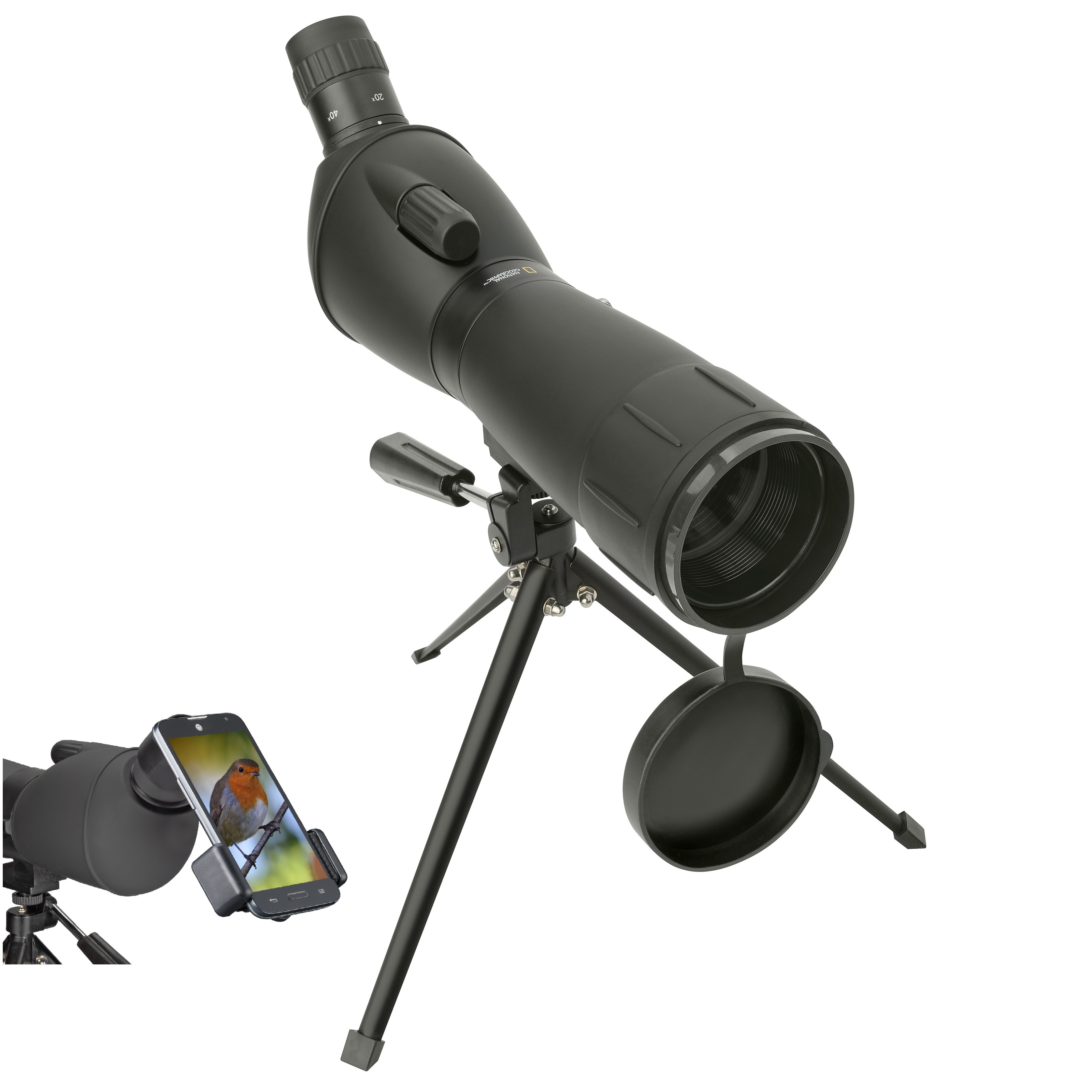 

Подзорная труба National Geographic 20-60x60/45 с адаптером для смартфона (9057000)