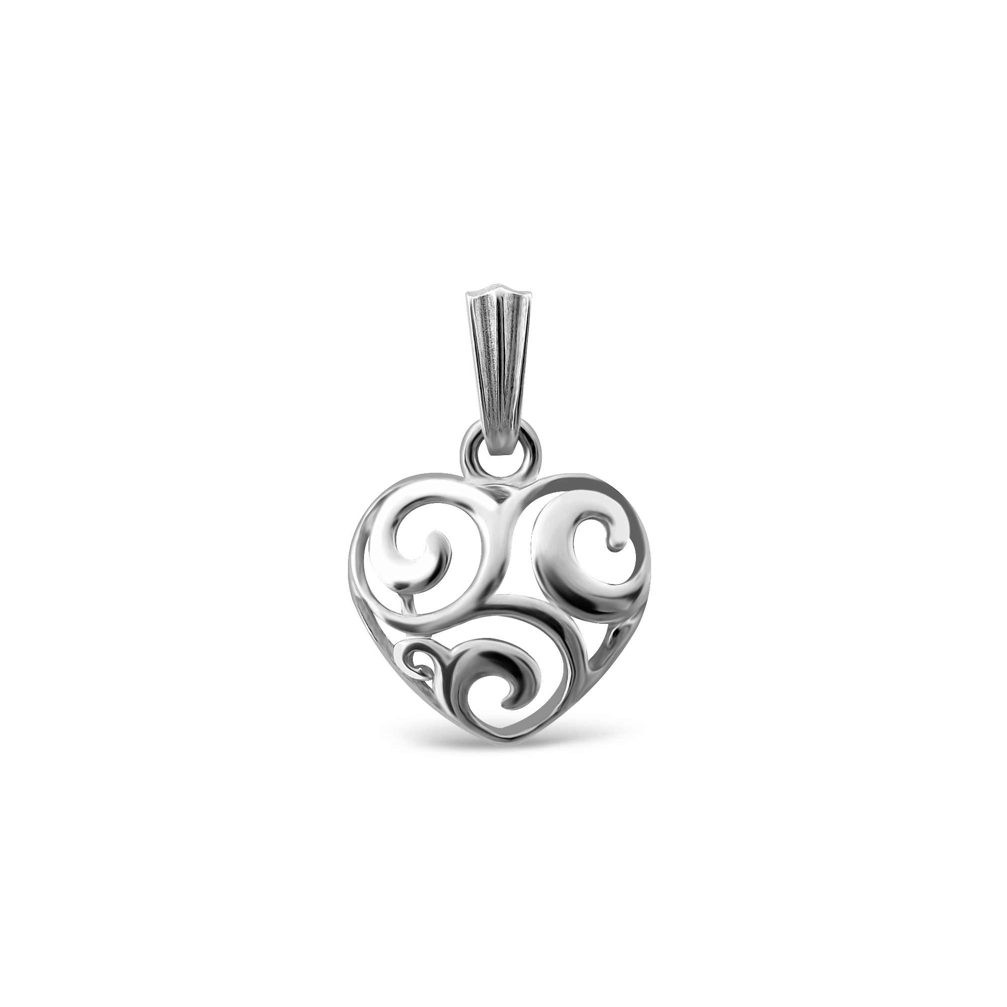 

Серебряная подвеска Сердце 090 2.3