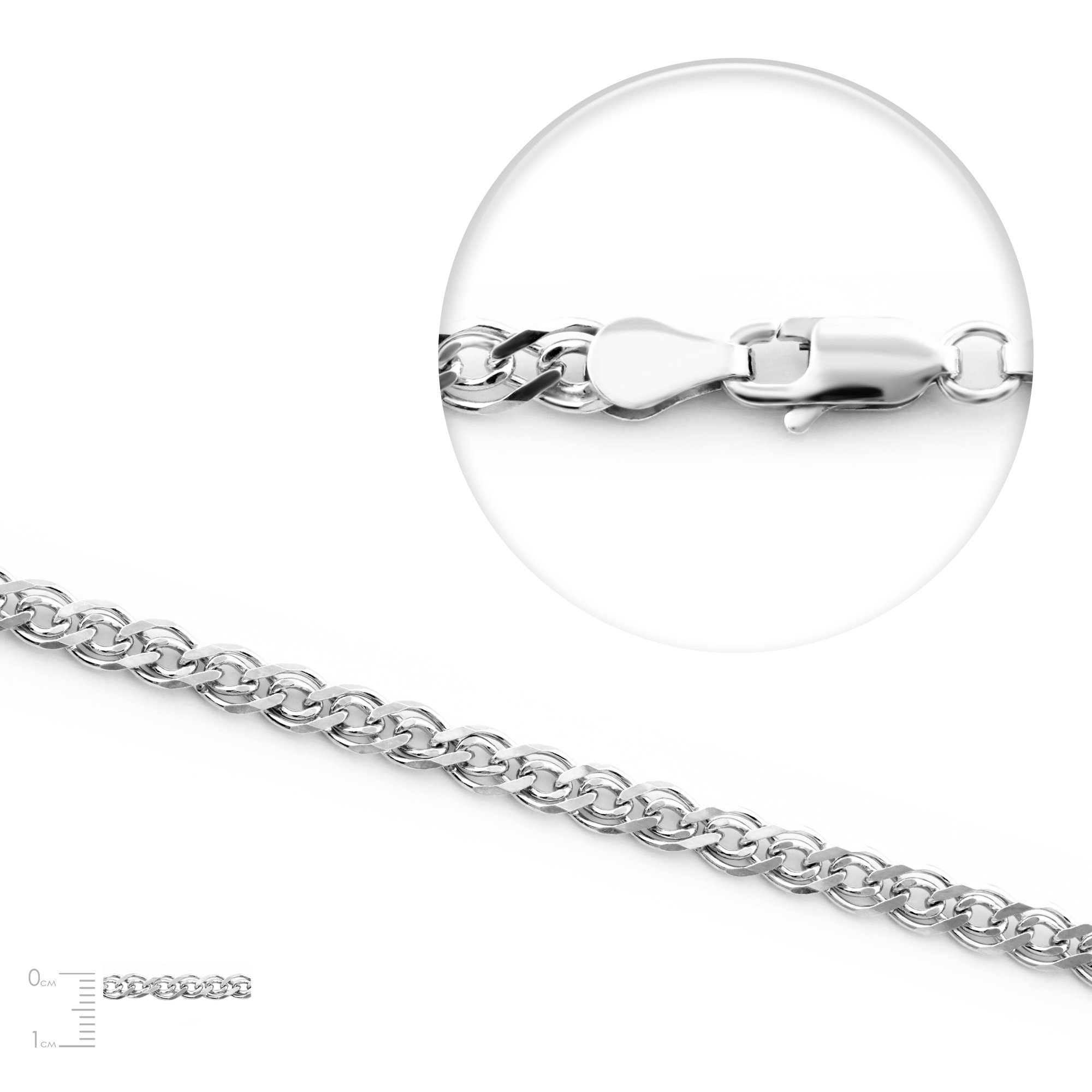 

Серебряная цепь NONNA 65 Rod 60