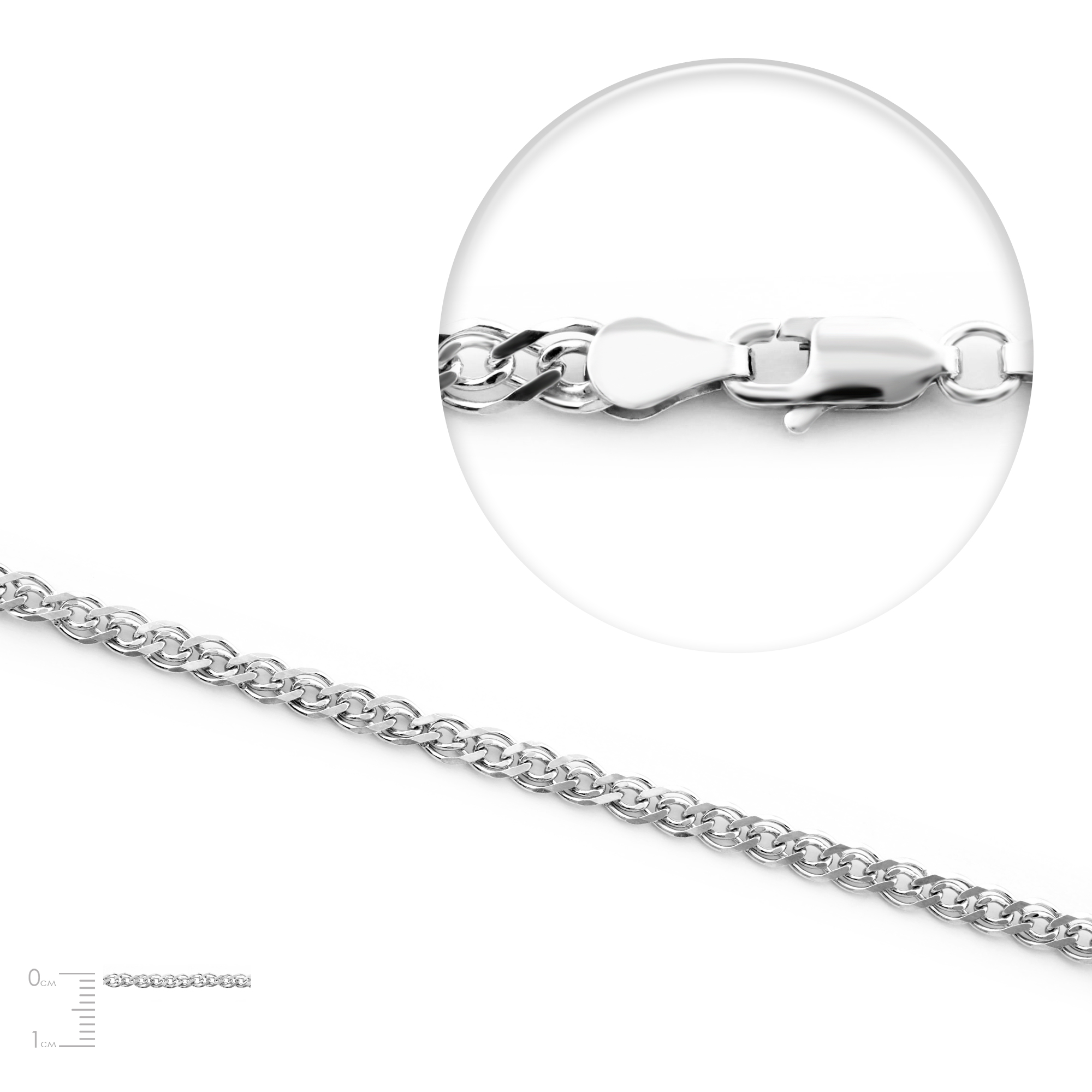 

Серебряная цепь NONNA 40 Rod 40