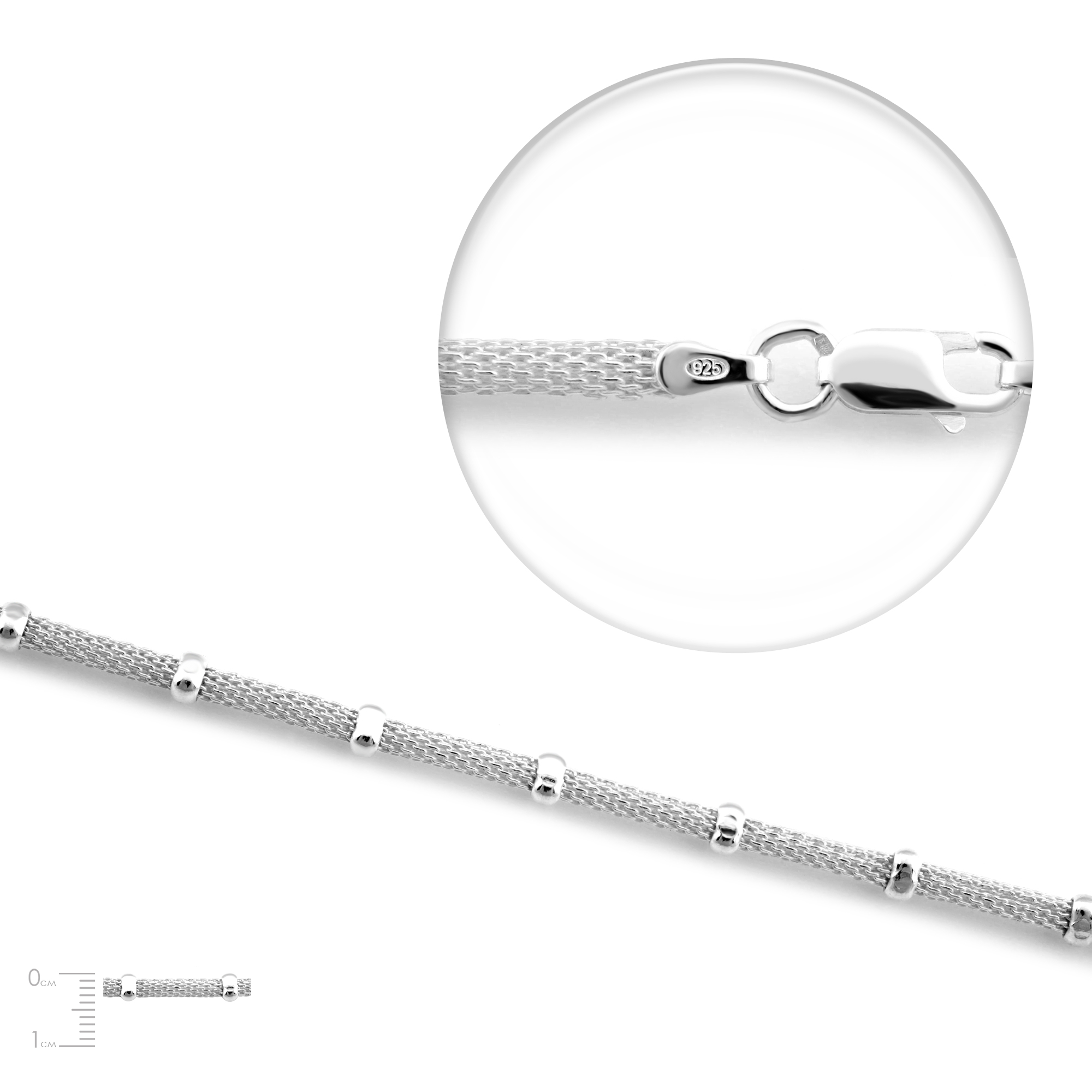 

Серебряная цепь CF 250 45