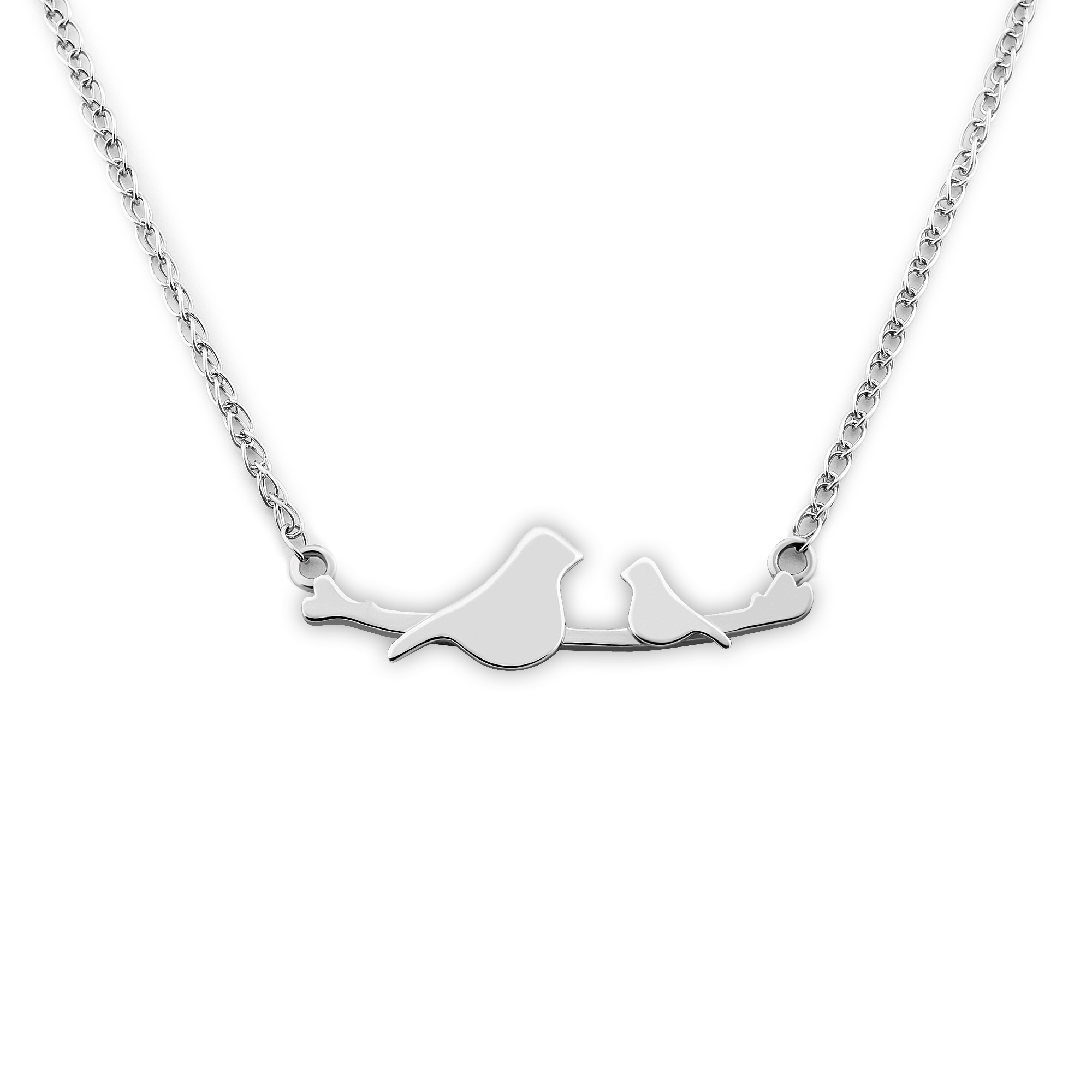 

Серебряное колье 653А 40