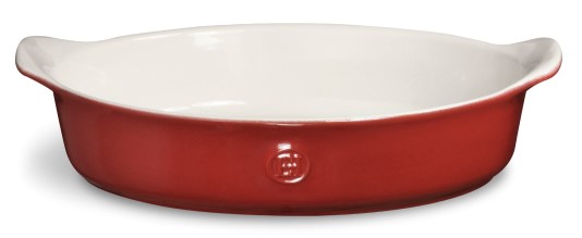 

Форма для запекания Emile Henry 1 л 27x18,3 см керамическая красная с белым
