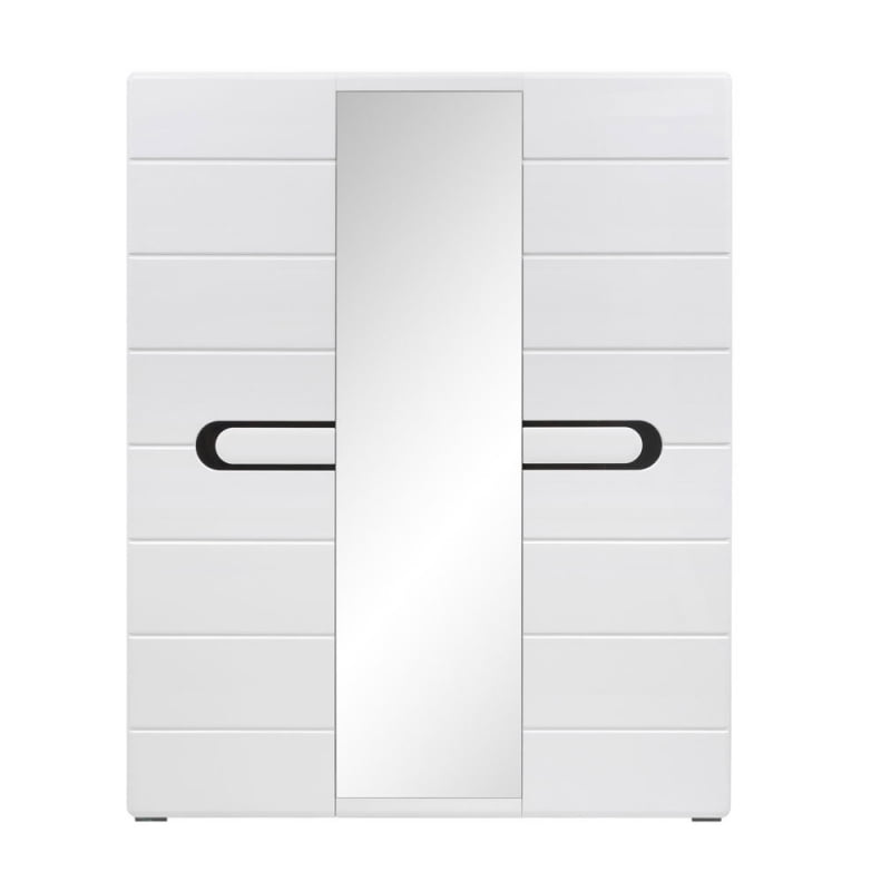 

Шкаф Byron Black Red White 173x212x56 (SZF2D1L/21/17) 000659