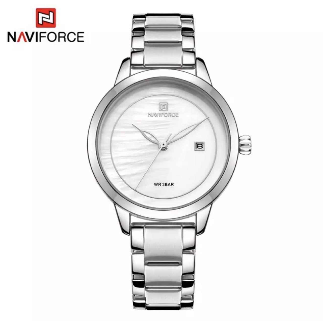 

Женские часы Naviforce NF5008 quartz silver